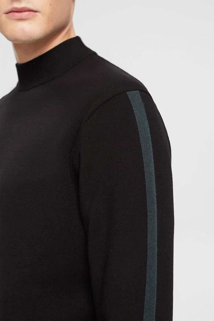 Pullover mit Stehkragen, LENZING™ ECOVERO™