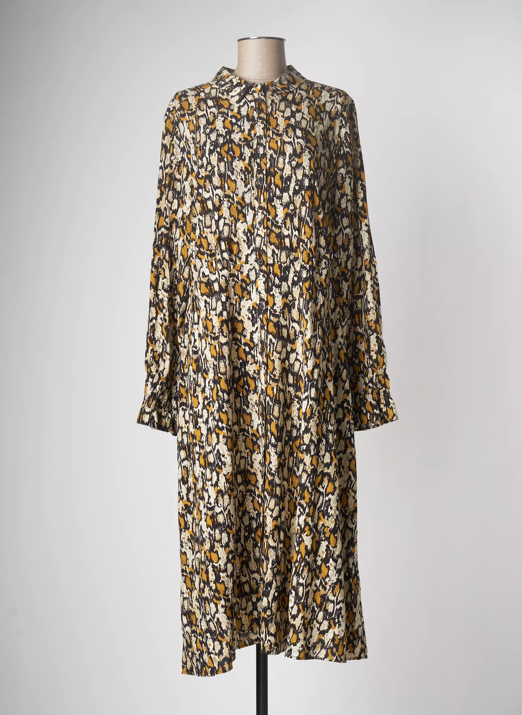 Youh  Robes Mi Longues Femme couleur jaune