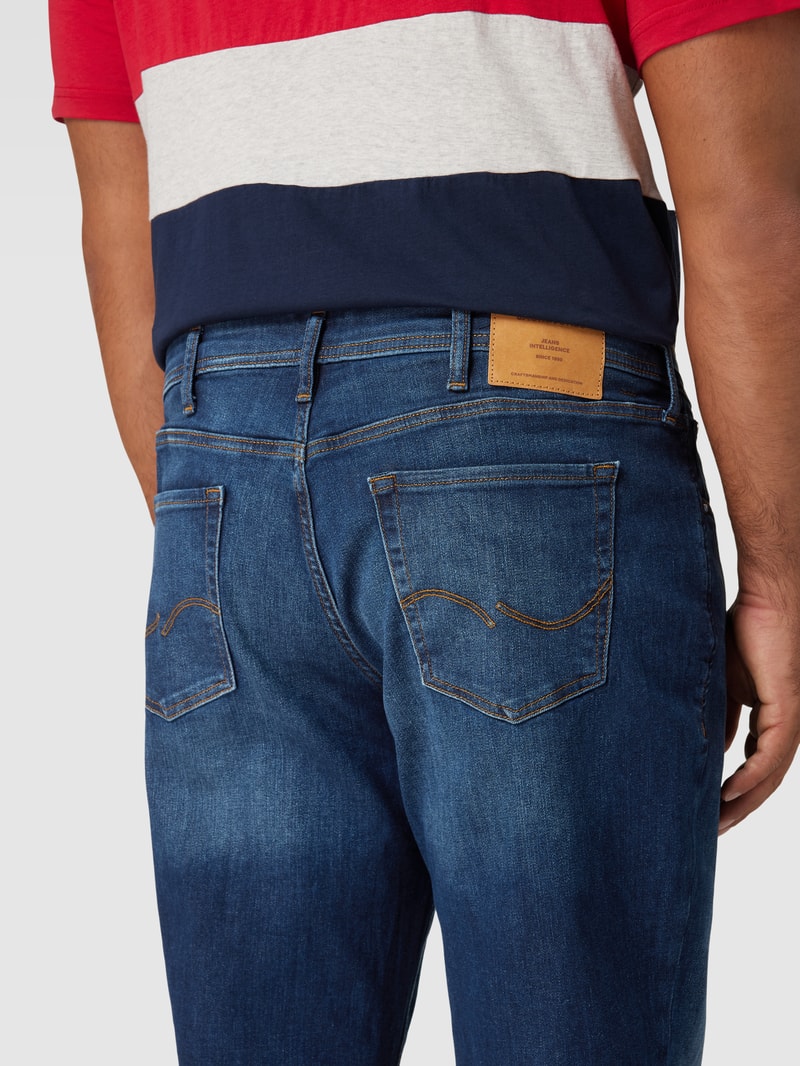 PLUS SIZE Jeans im 5-Pocket-Design Modell 'MIKE' in jeans