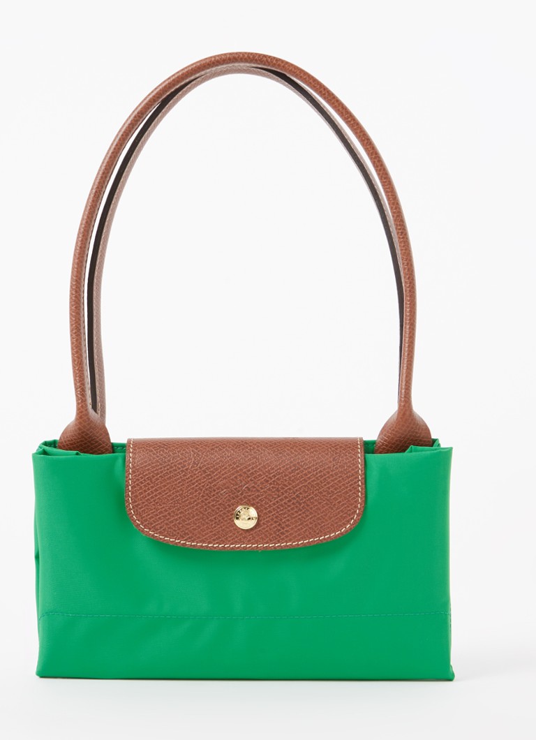 Sac bandoulière Longchamp Le Pliage Original L avec détails en cuir