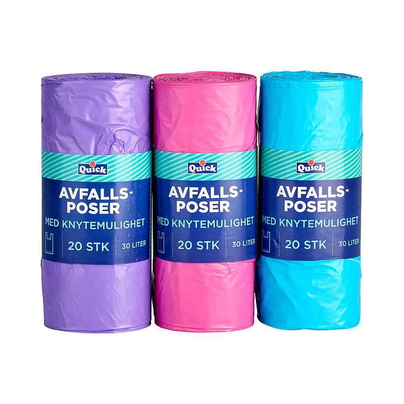 Quick Avfallspose 20 stk 30 l