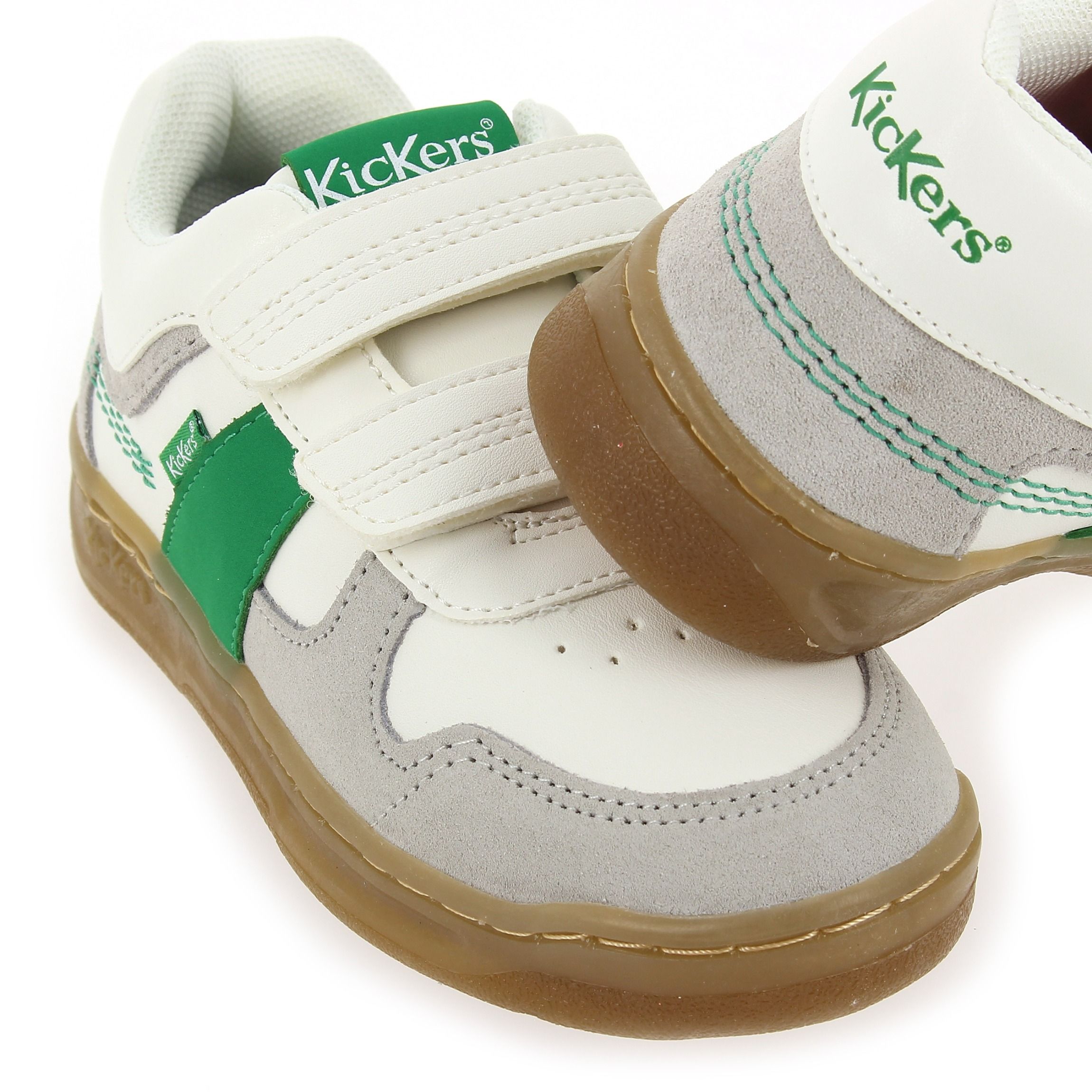 Kickers  KALIDO - Blanc vert