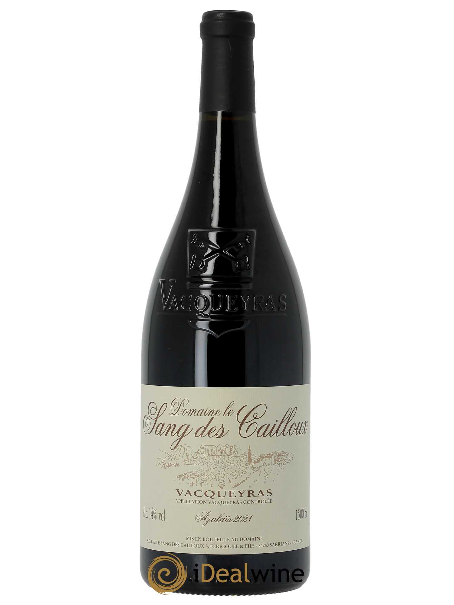 Vacqueyras Azalaïs Le Sang des Cailloux  2021 - Lot de 1 Magnum