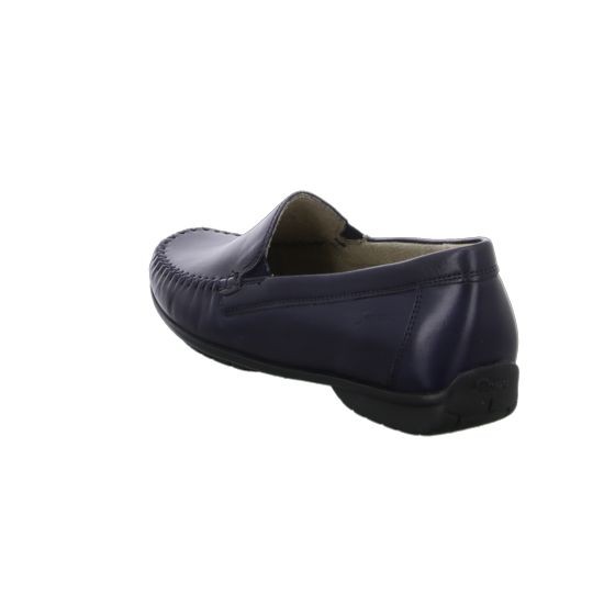 SIOUX Mokassins blau Slipper bequem