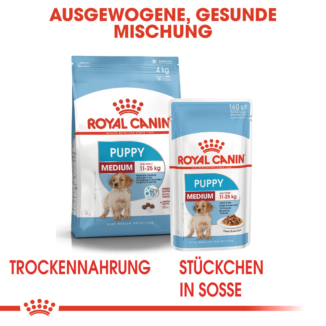 ROYAL CANIN Hundetrockenfutter ROYAL CANIN Medium Puppy 4 kg