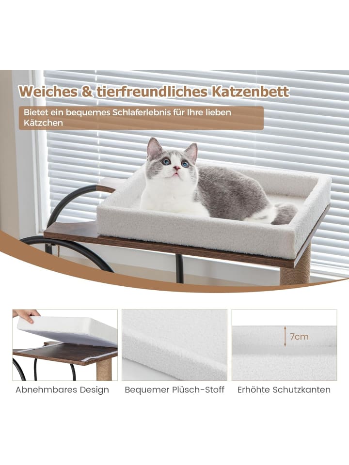COSTWAY Katzenbaum 118cm in Schwarz günstig kaufen onesize