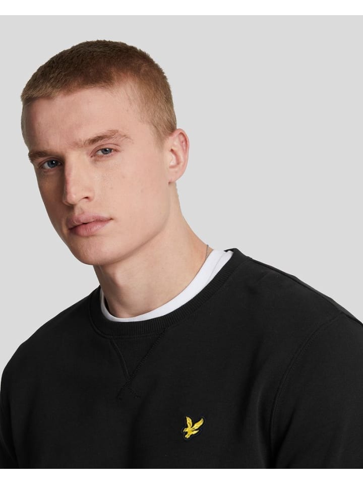Lyle & Scott Sweatshirt in Schwarz günstig kaufen