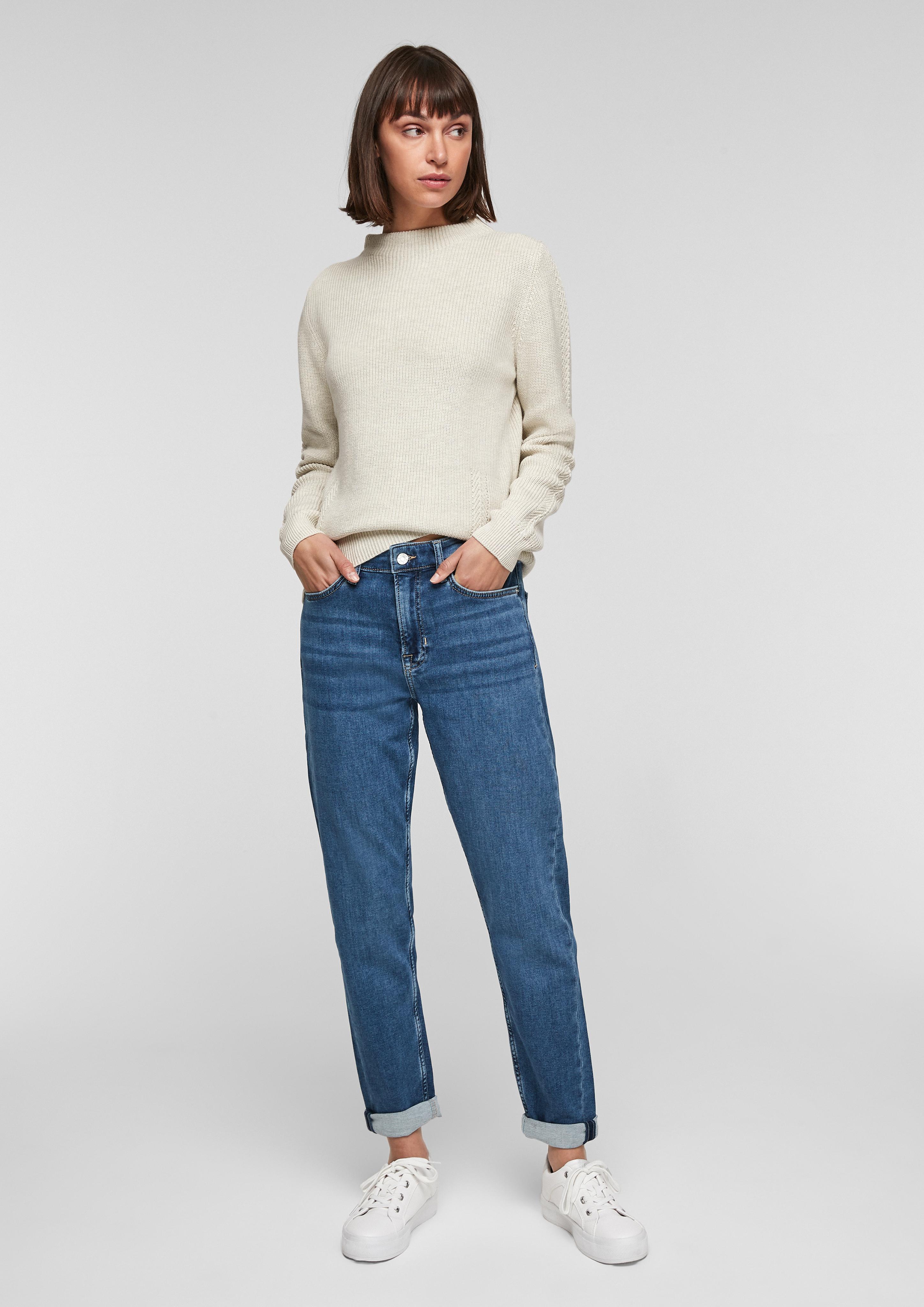 Strickpulli mit Stehkragen  04.899.61.X061-0705