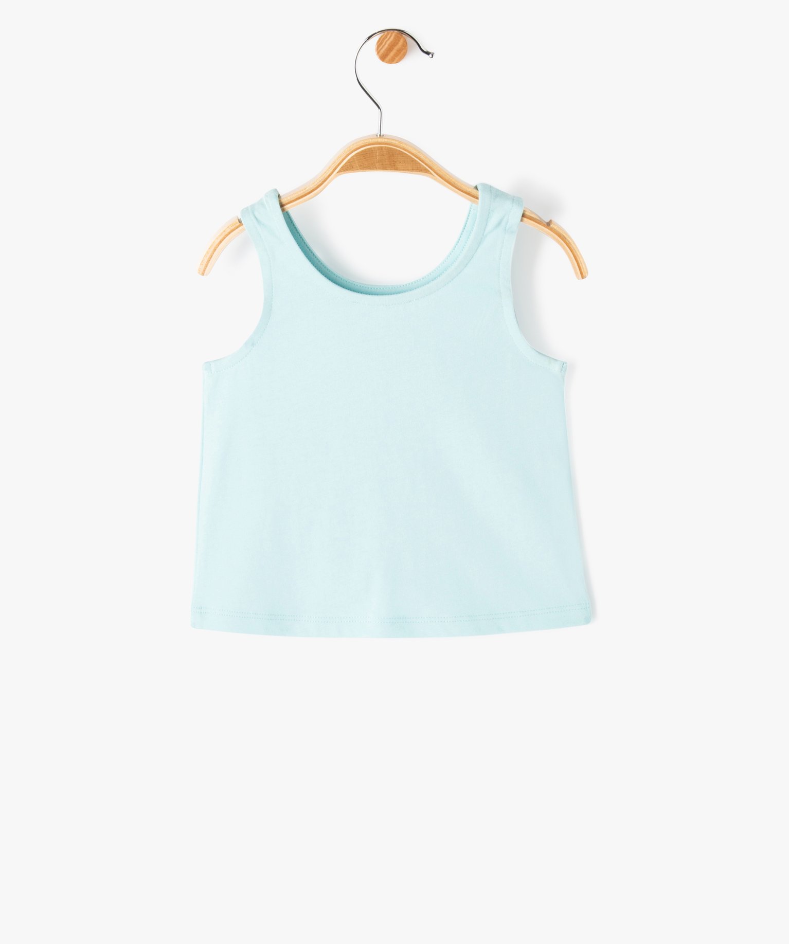 Débardeur bébé fille avec motifs estivaux vert clair | GEMO