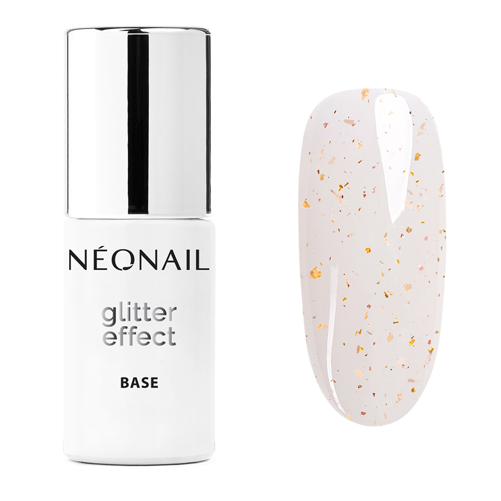 neonail GLITTER EFFECT BASE NUDE SPARKLE VERNIS SEMIPERMAMENT