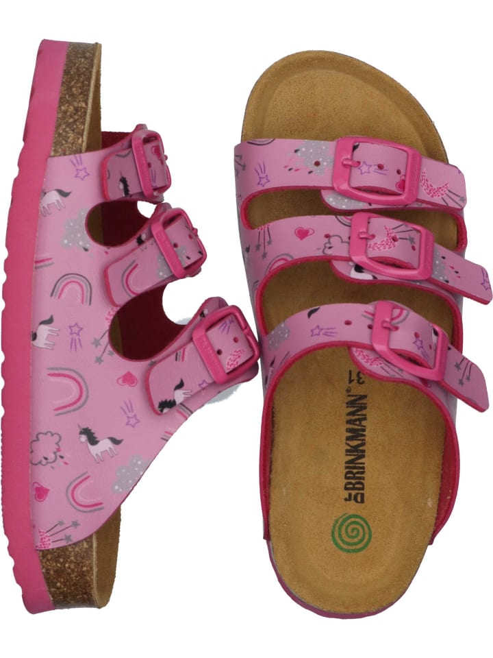 Dr. BRINKMANN Klassische Pantoletten, Klassische Hausschuhe in pink günstig kaufen