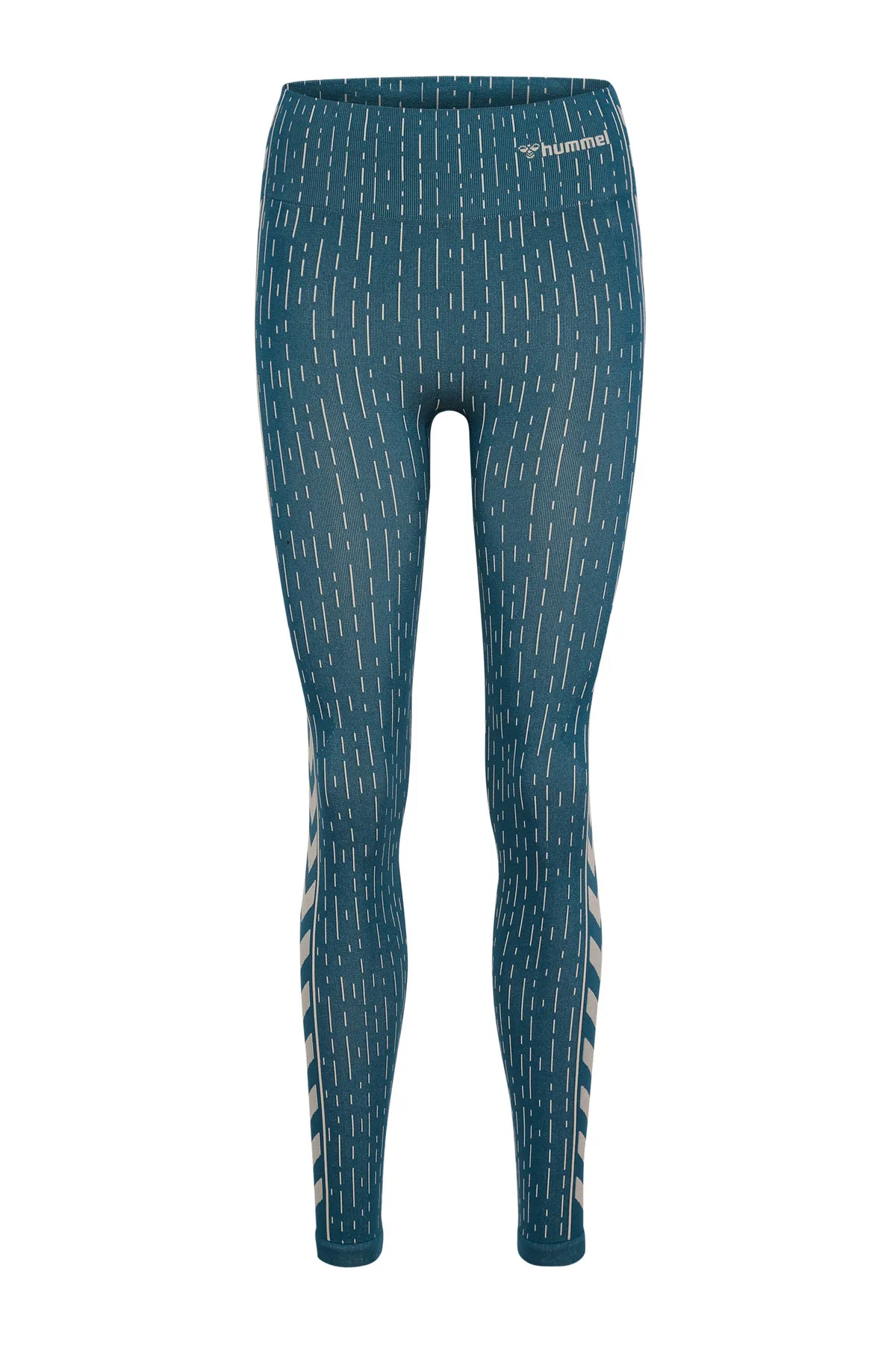 hummel  Sport-Leggings - Blau - Mittlerer Bund