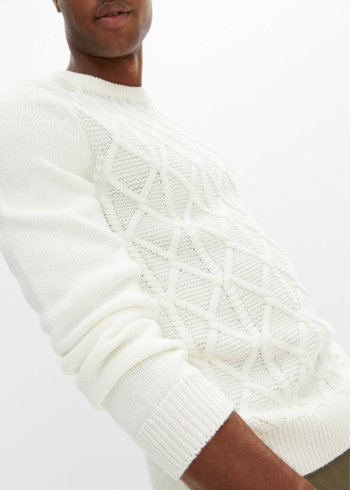 Pullover mit recyceltem Polyacryl