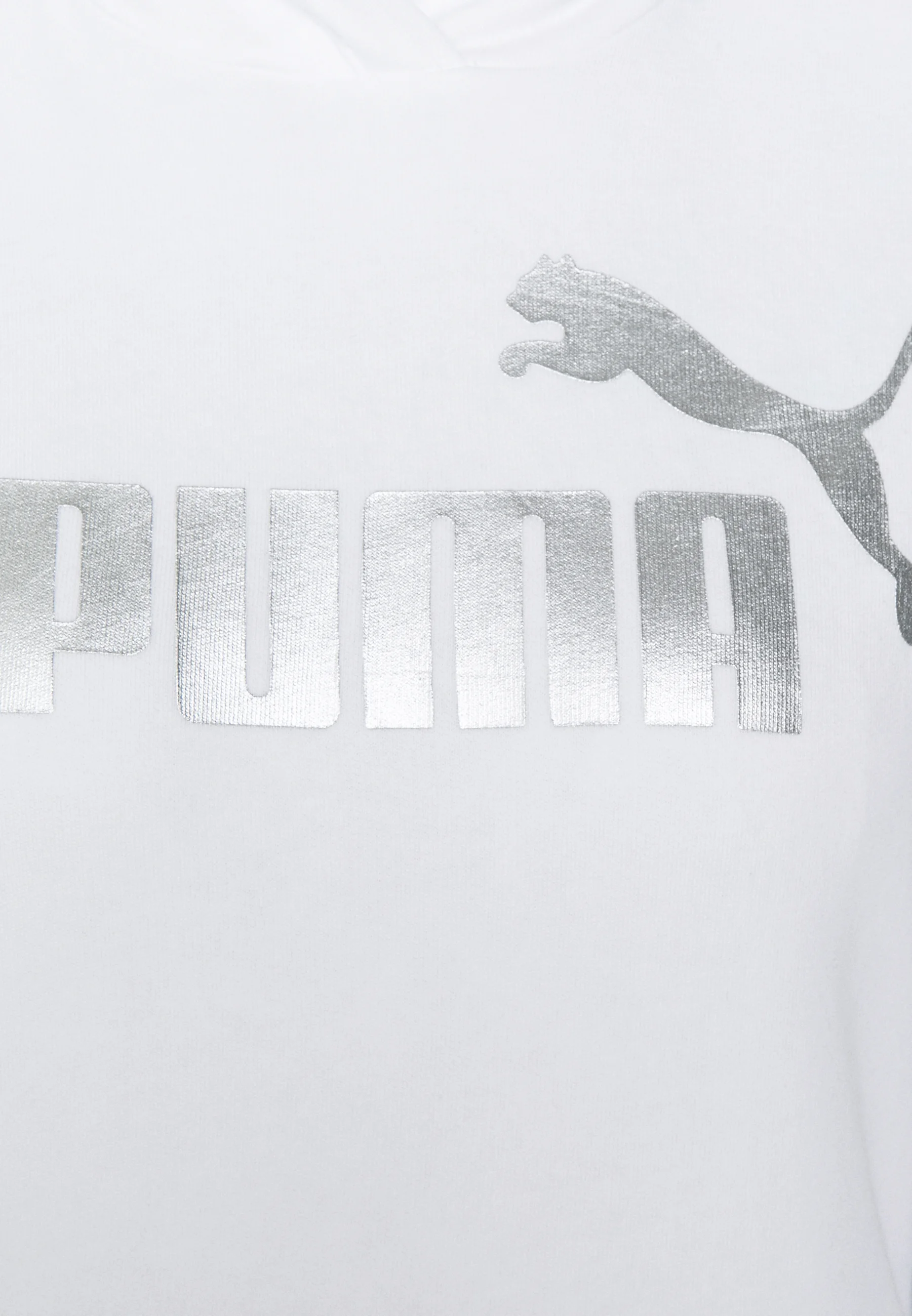 Sudadera con capucha Puma ESS+ con logotipo metálico