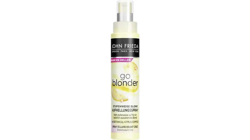 John Frieda Go Blonder Stufenweise Blond Aufhellungsspray 100 ml