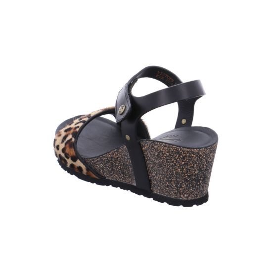 PANAMA JACK Keilsandalen schwarz