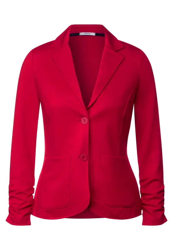CECIL Sweatblazer mit Raffung