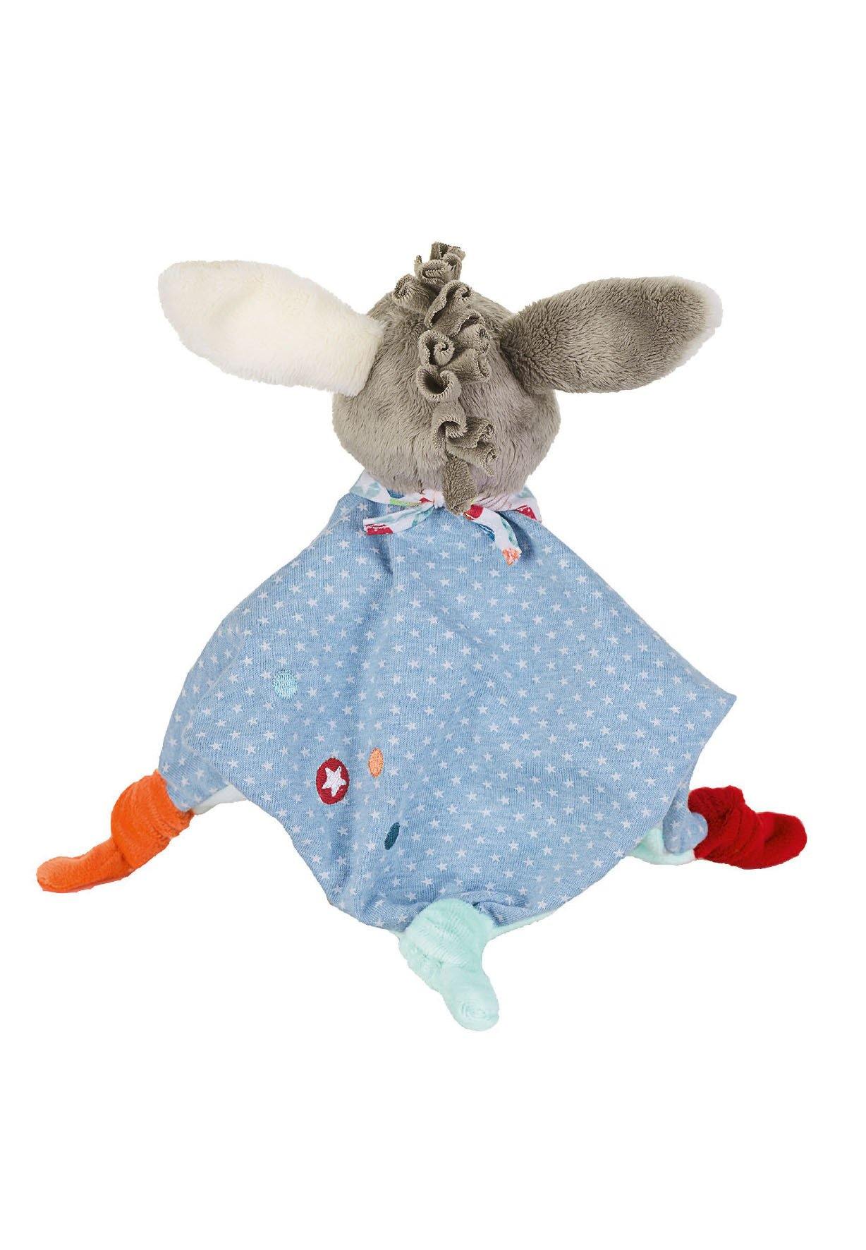 Schmusetuch Esel Emmi in Hellblau, 32 cm