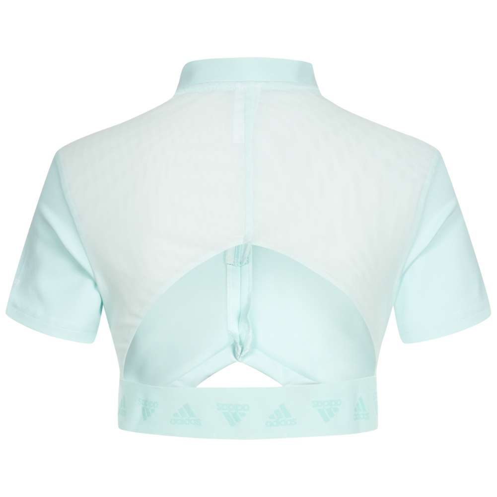 adidas Hyperglam Zip Damen Crop Top HF4160
