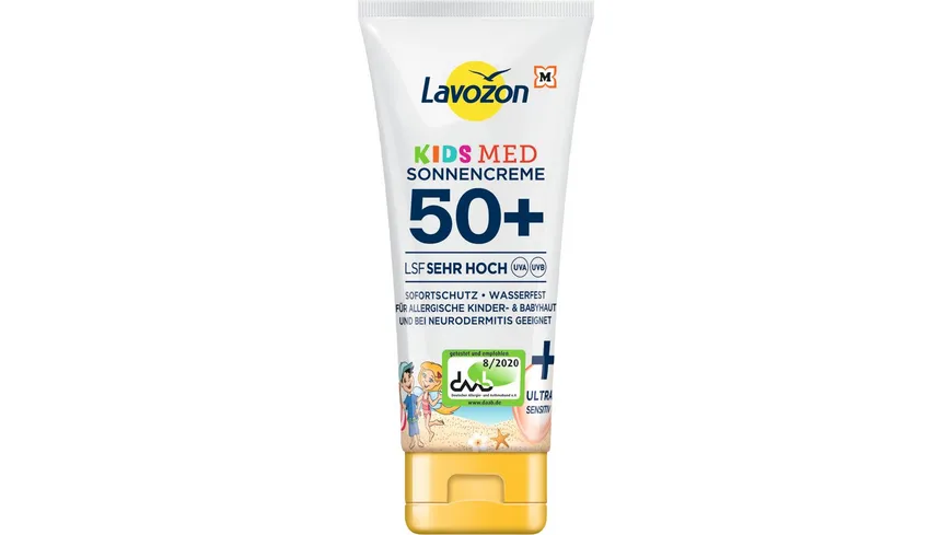 LAVOZON KIDS MED Sonnencreme LSF 50+ 100 ml