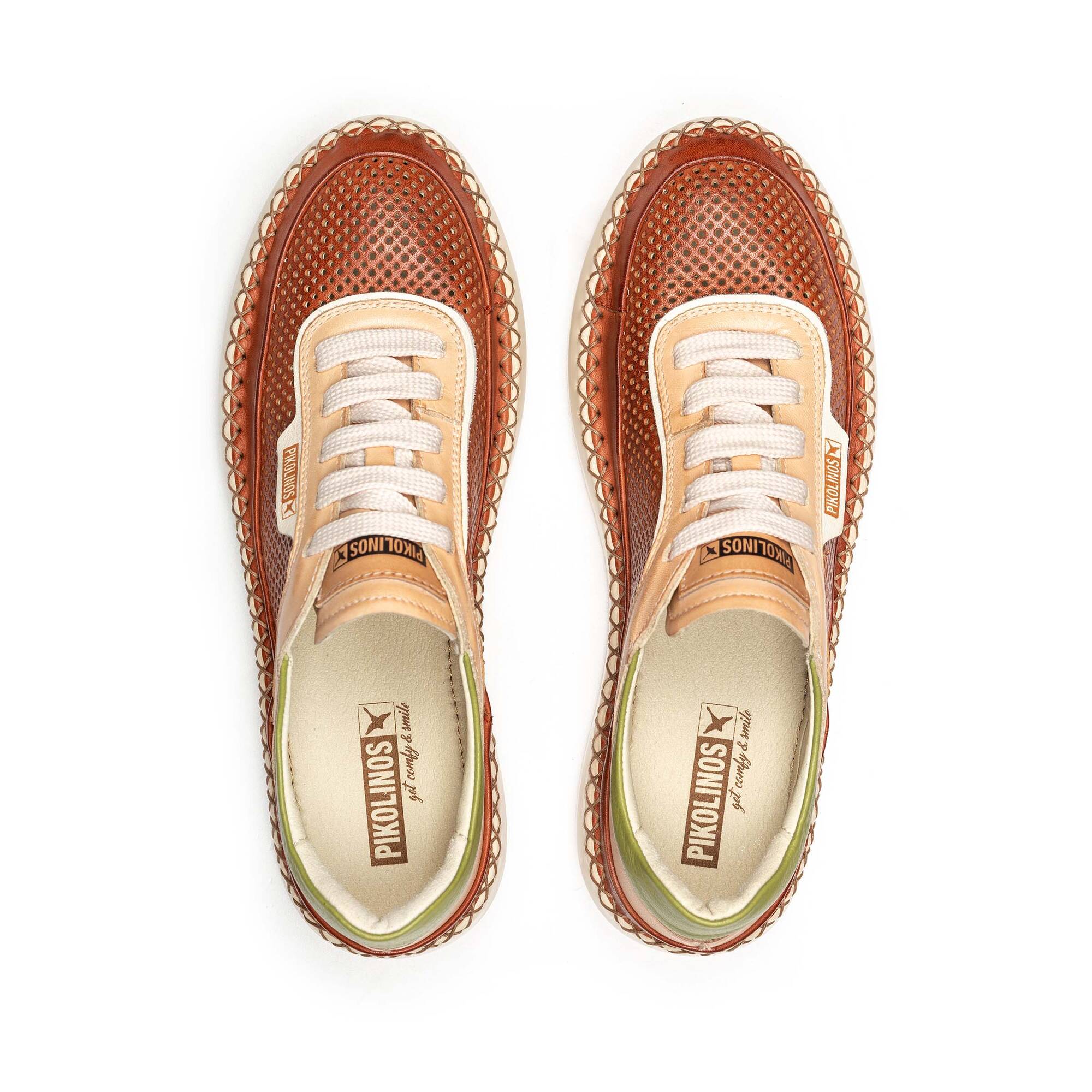 Damskie wielokolorowe trampki - BRICK