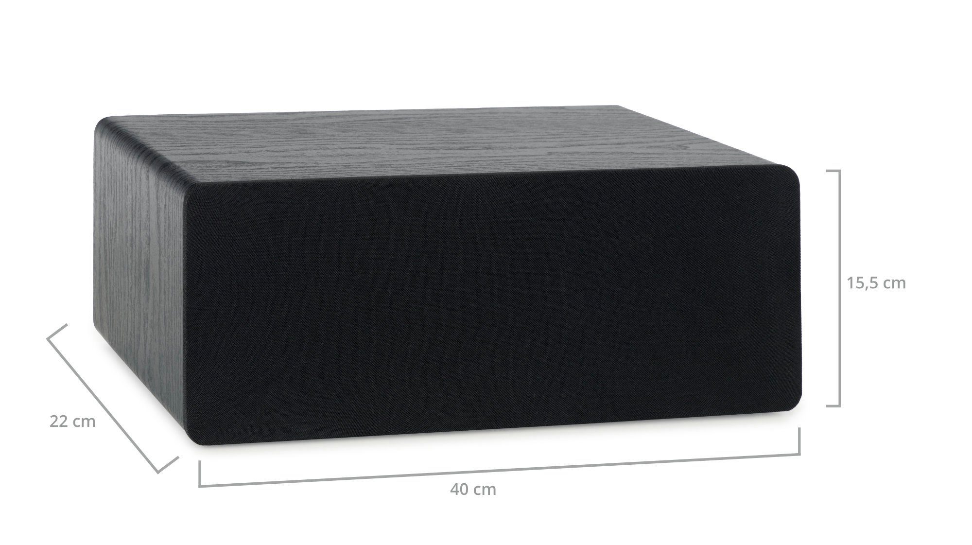 McGrey CS-440 / MAMP-215 HiFi Set Lautsprechersystem (40 W, Kompakt Hifi System mit Stereo Verstärker und Satelliten Lautsprechern)