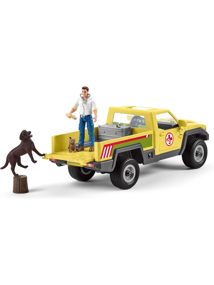 Schleich 42503 - Tierfiguren Farm World - Tierarztbesuch auf dem Bauernhof in bunt günstig kaufen onesize