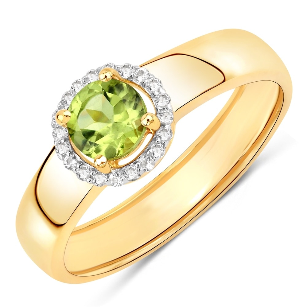 Rafaela Donata Bague Argent sterling Vert en Or jaune Bague