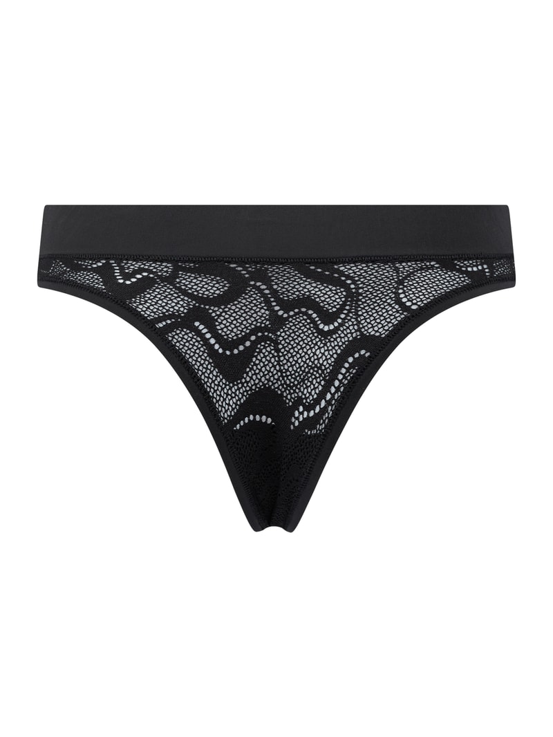 Slip aus Spitze in schwarz