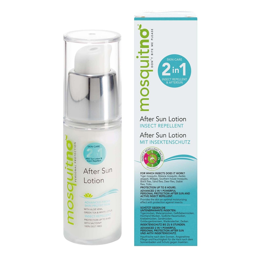 mosquitno Après Soleil - 50 ML 2 en 1 solaire et antimoustique