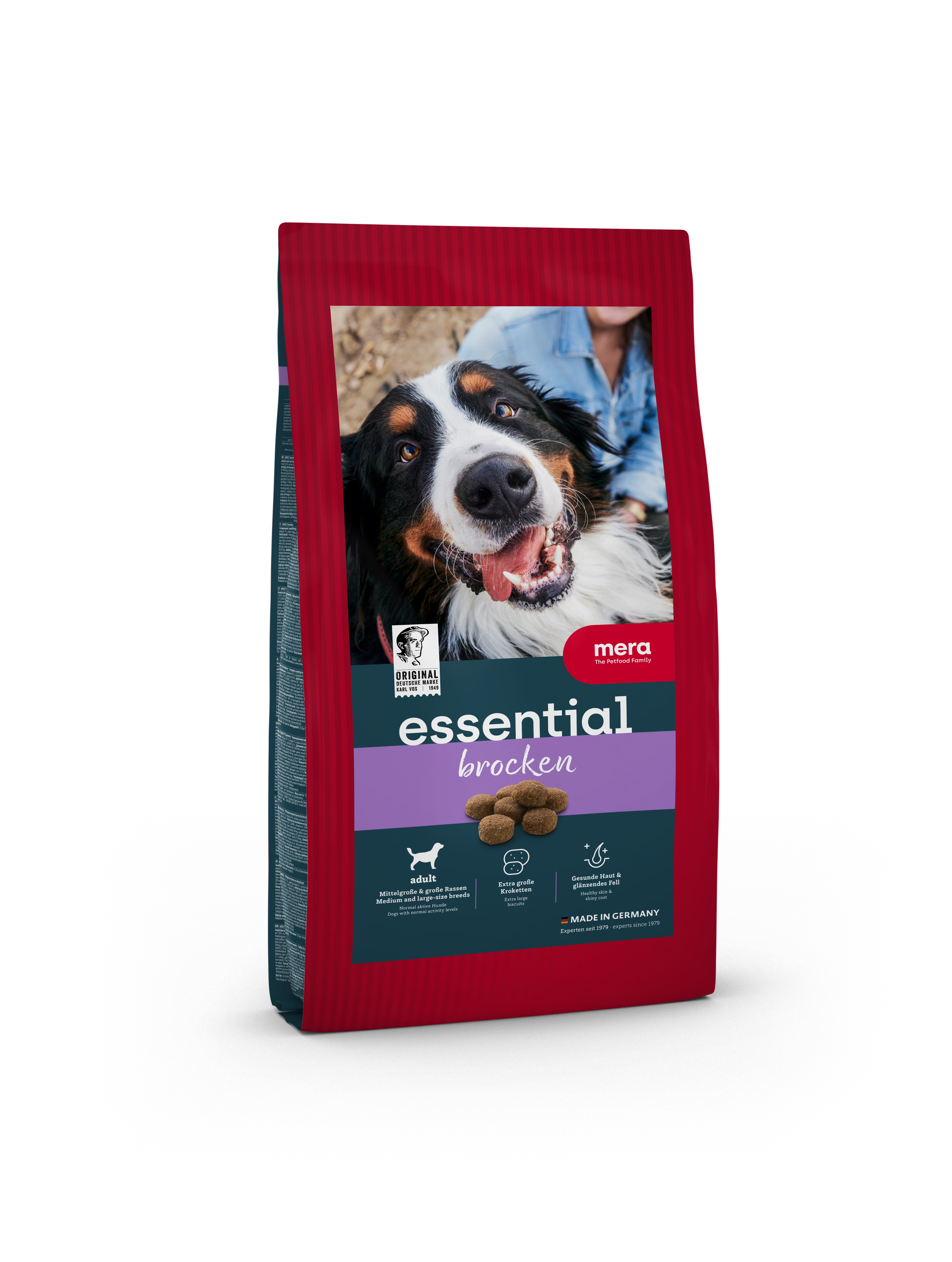 MERA Hundetrockenfutter MERA essential brocken Adult 2x12,5 kg