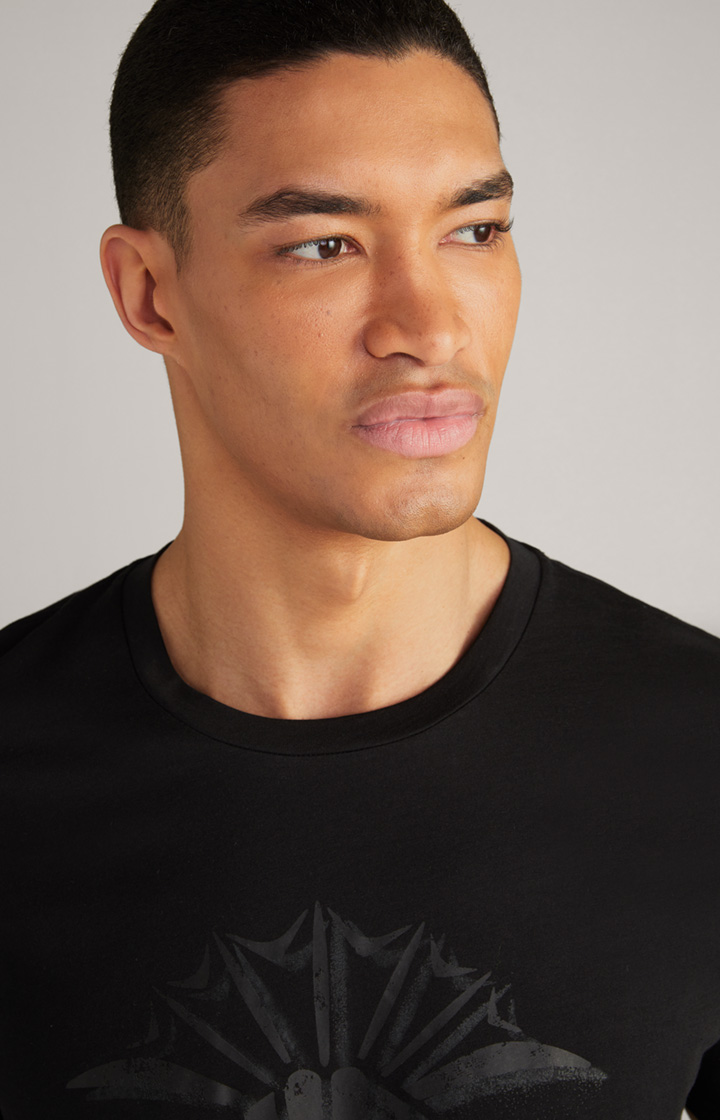 T-Shirt Alerio in Schwarz