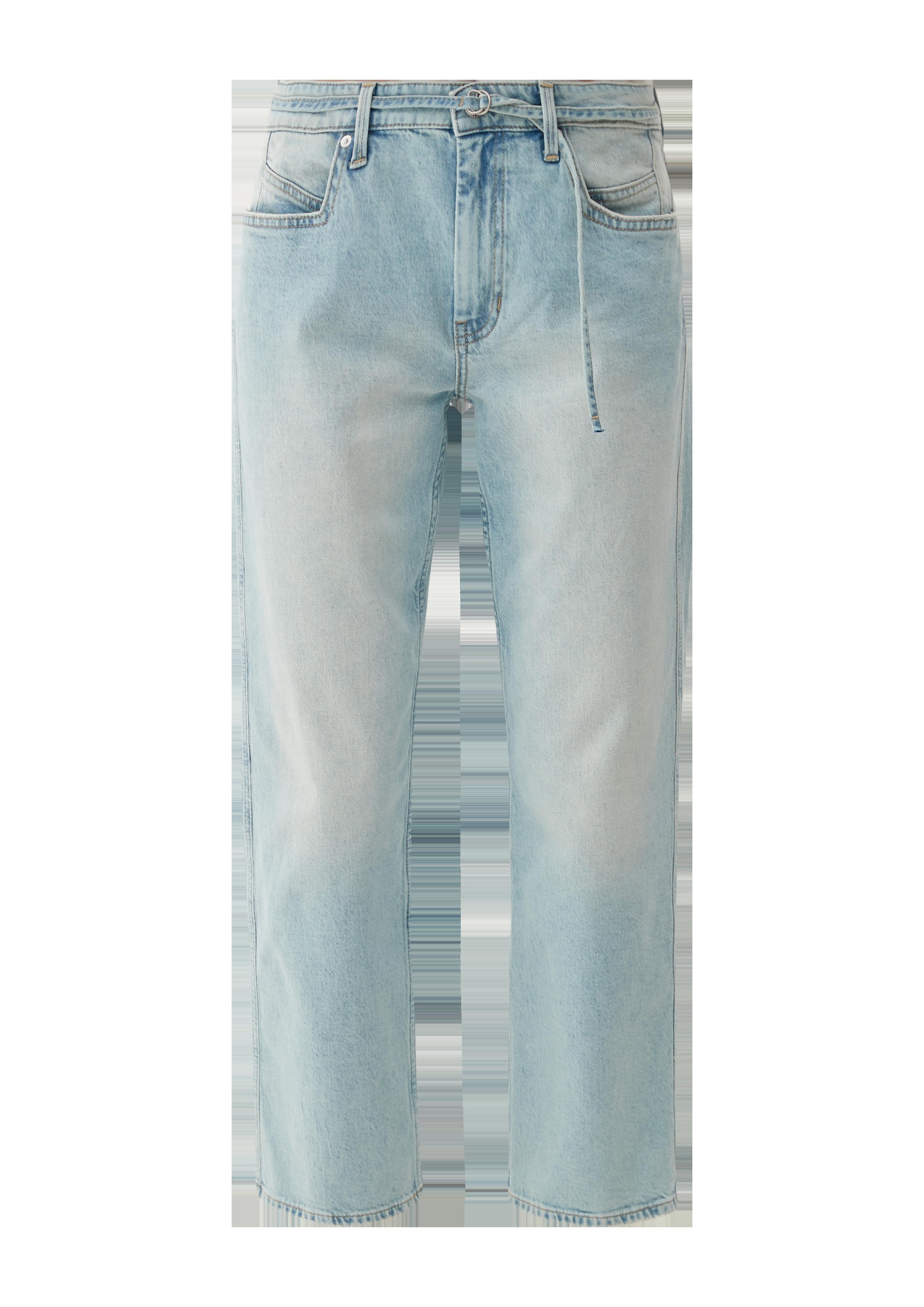 Cropped-Jeans Karolin / Regular Fit / Mid Rise / Straight Leg   2127727-52Z5