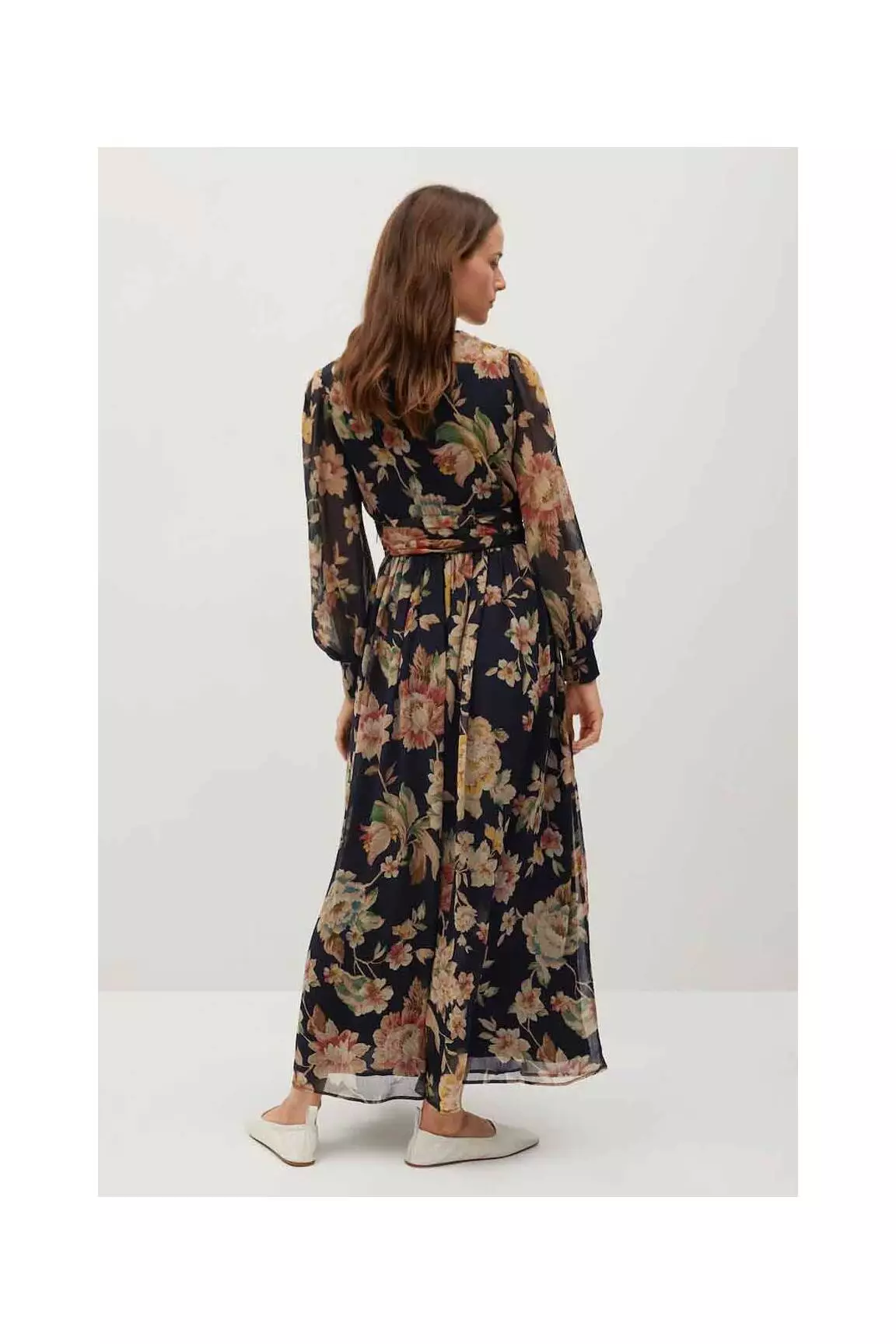 Mango Robes Longues Femme couleur noir