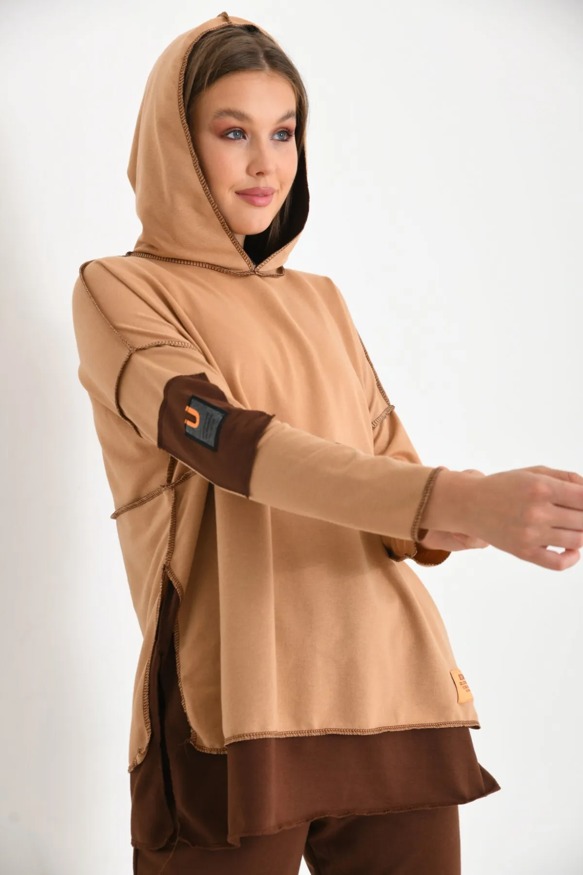 VOLT CLOTHİNG  Trainingsanzug - Braun - Regular Fit