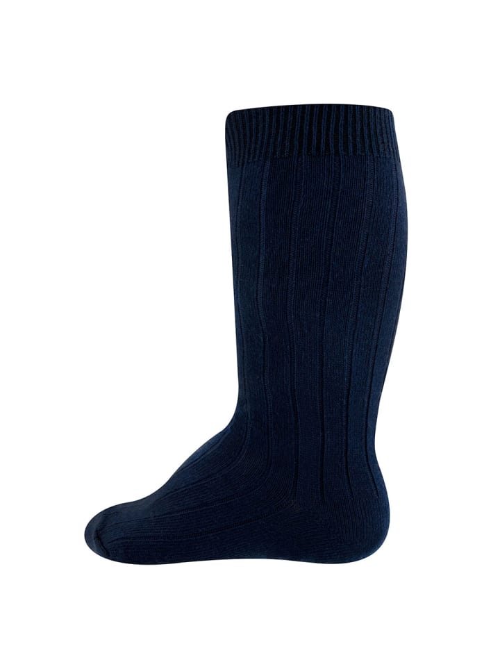 ewers Kniestrümpfe Rippe in navy günstig kaufen