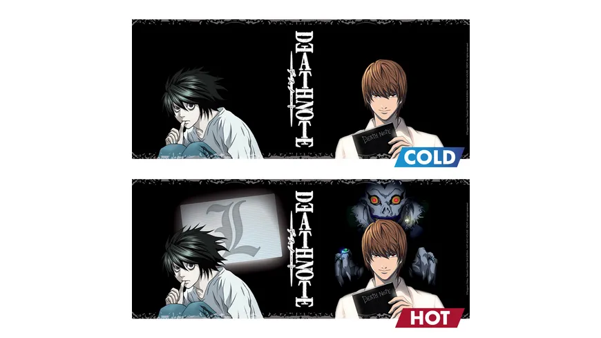 DEATH NOTE Kira & L Thermoeffekt Tasse 460ml