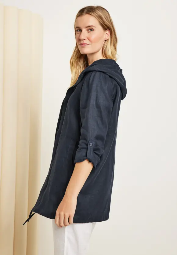 CECIL Offene Leinen Longjacke