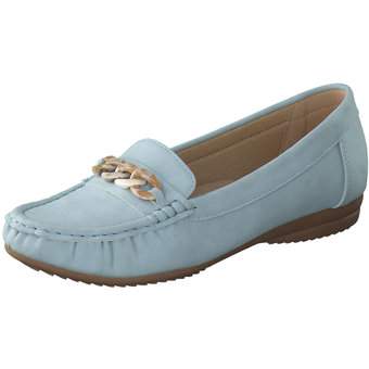 smiling for feet Mokassin in blau