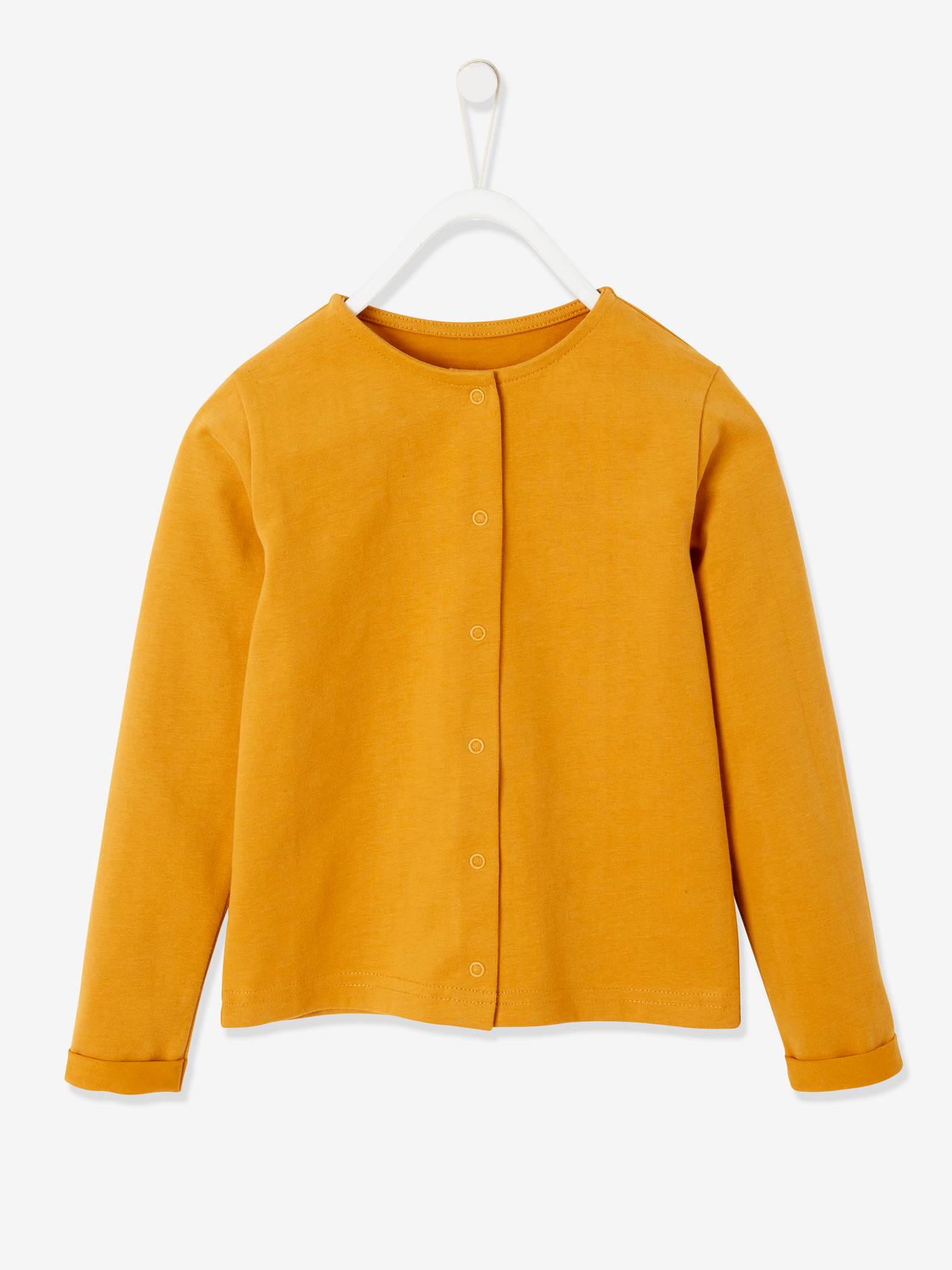 Ensemble fille cardigan et robe imprimée fleurs encre imprimé