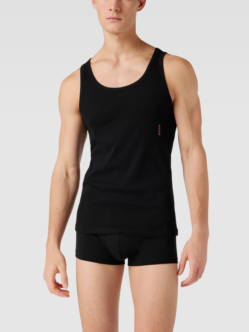 Tanktop im 2er-Pack in weiß
