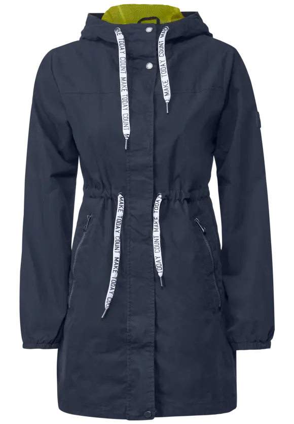 CECIL Leichter Parka in Unifarbe