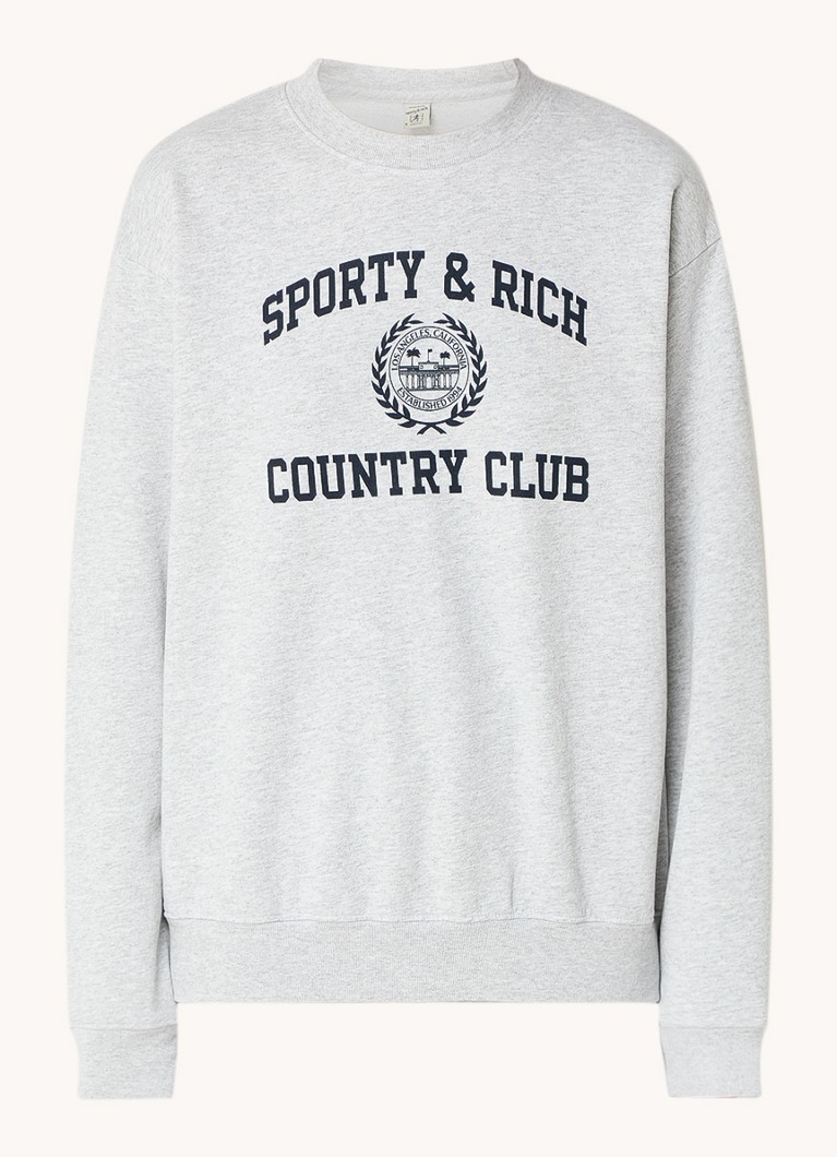 Sporty & Rich  Sweater met logoprint