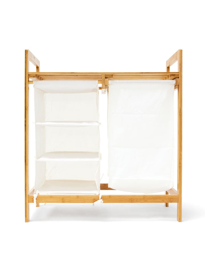 relaxdays Wäschesammler in Natur - (B)69,5 x (H)77 x (T)36 cm günstig kaufen onesize