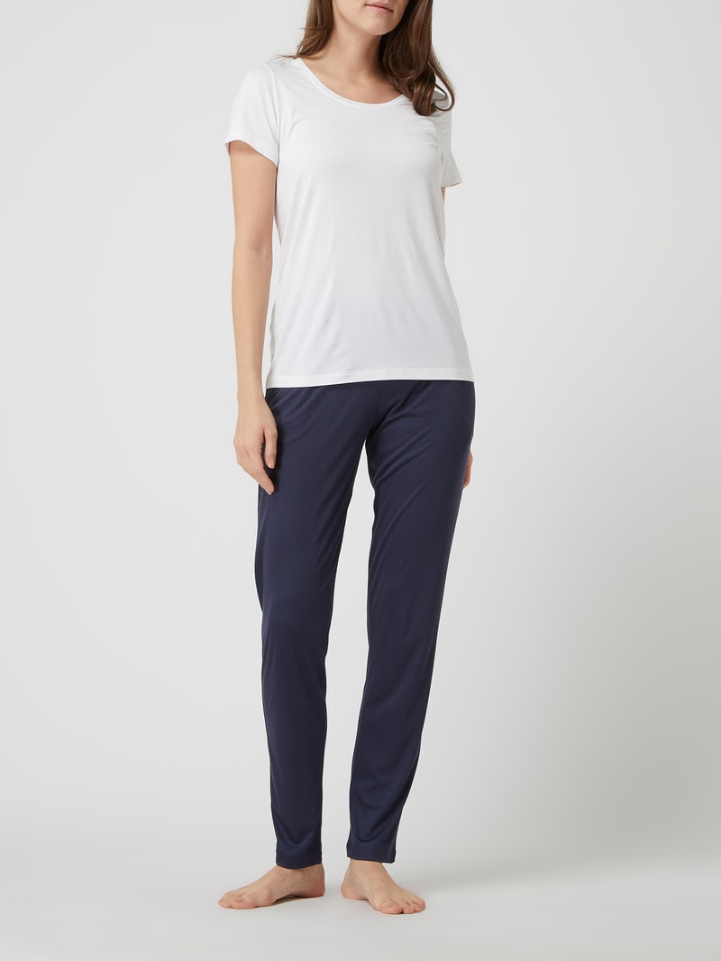 Lounge-Hose aus Modal in marineblau