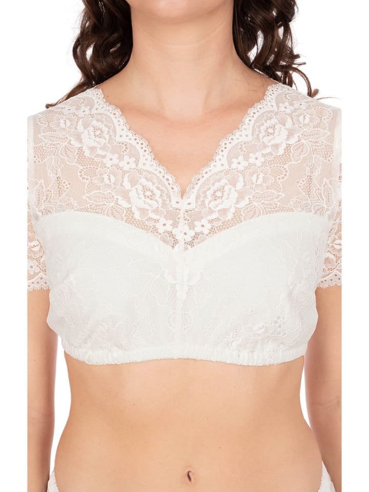 MarJo Dirndlbluse HERTA-FINJA in offwhite günstig kaufen