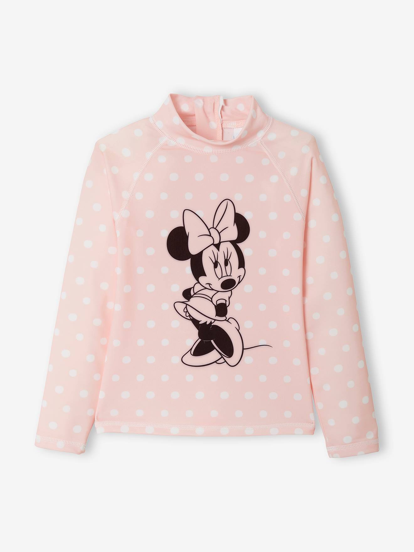 T-shirt de bain anti-UV DS® Minnie fille rose