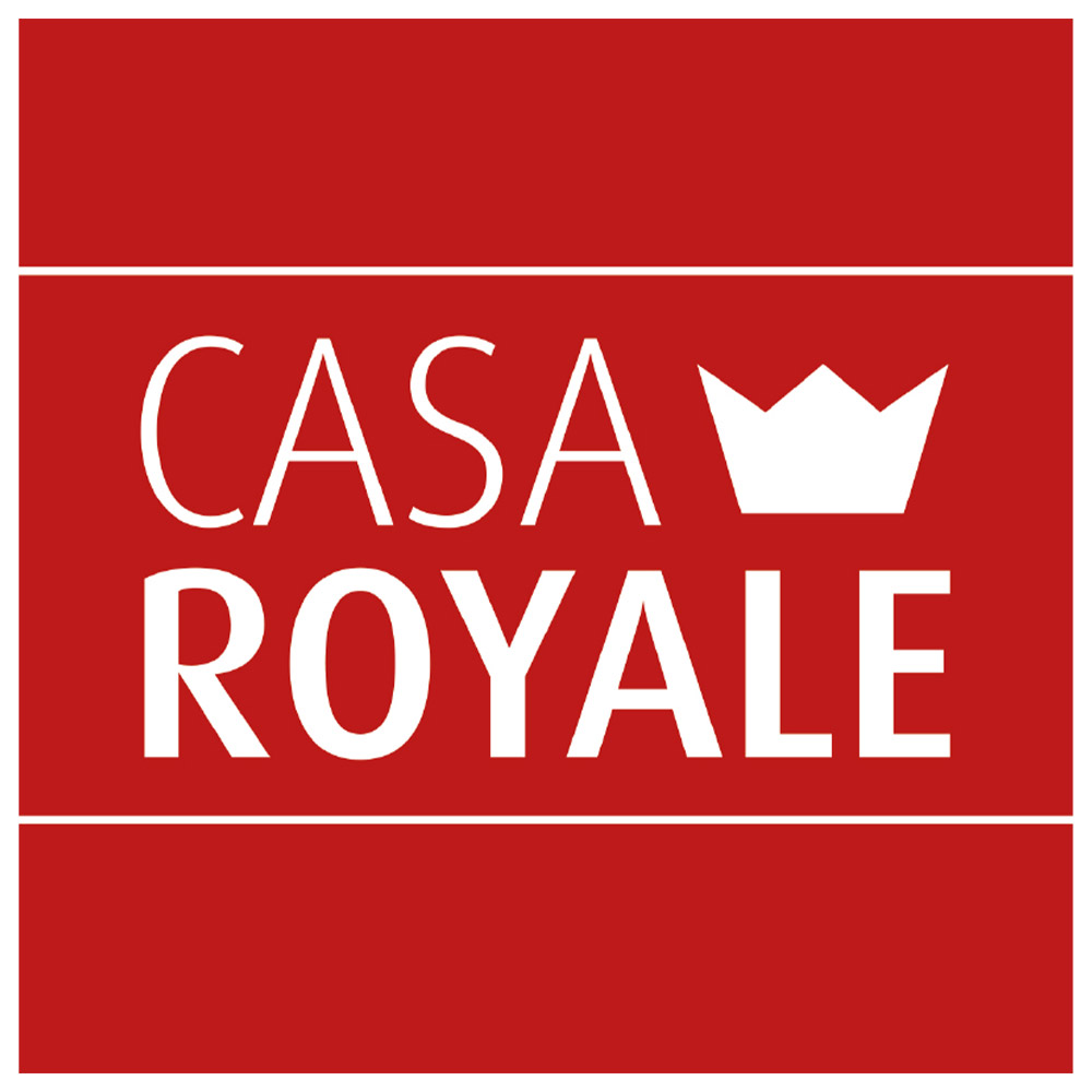 Casa Royale Pique-Küchentücher, Rot - 2er-Set
