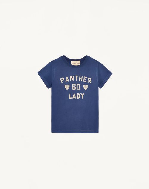 Camiseta de algodão estampada