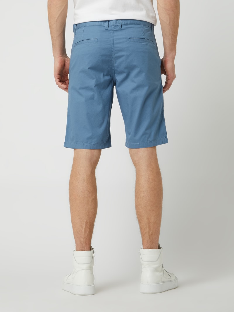 Chino-Shorts aus Baumwolle in blau